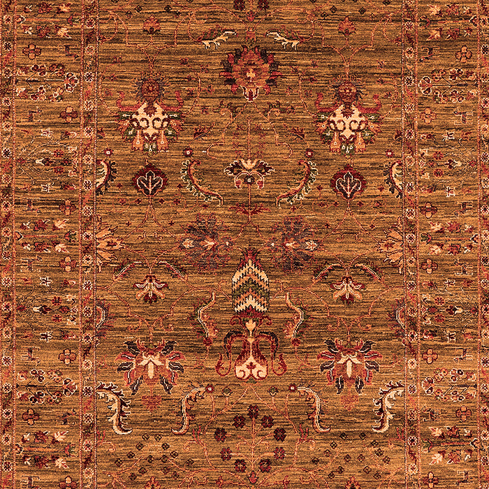 Oriental Orange Industrial Rug, urb2404org