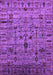 Machine Washable Oriental Purple Industrial Area Rugs, wshurb2405pur