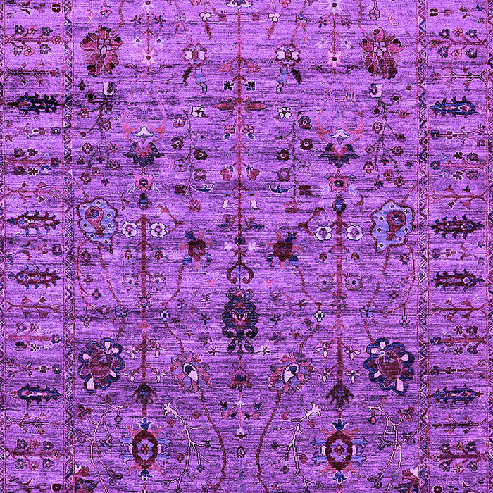 Machine Washable Oriental Purple Industrial Area Rugs, wshurb2405pur
