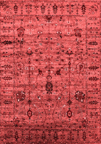 Oriental Red Industrial Rug, urb2405red