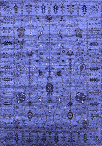 Oriental Blue Industrial Rug, urb2405blu