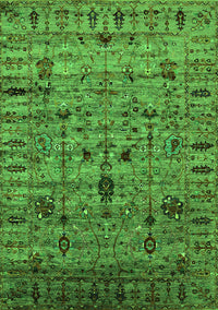 Oriental Green Industrial Rug, urb2405grn