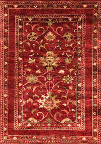 Oriental Orange Industrial Rug, urb2406org