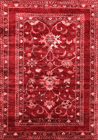 Oriental Red Industrial Rug, urb2406red