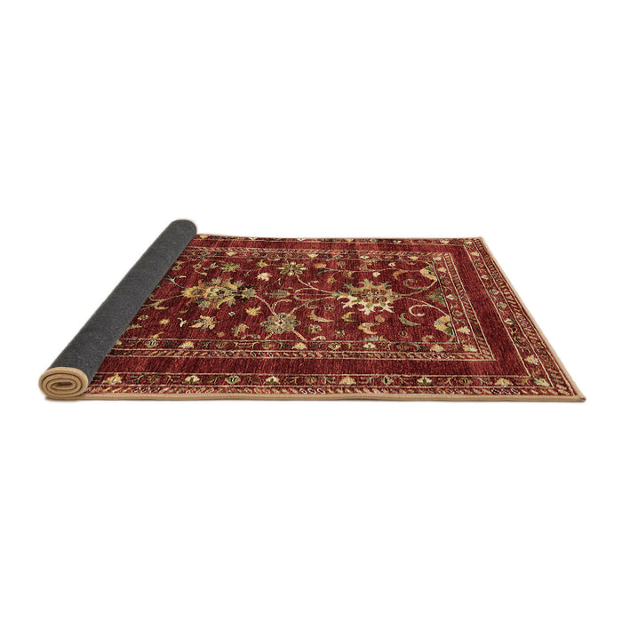 Sideview of Oriental Brown Industrial Rug, urb2406brn