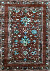 Oriental Light Blue Industrial Rug, urb2406lblu