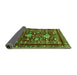 Sideview of Oriental Green Industrial Rug, urb2406grn