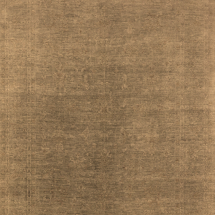 Machine Washable Oriental Brown Industrial Rug, wshurb2407brn
