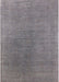 Machine Washable Industrial Modern Gray Rug, wshurb2407