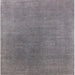 Square Machine Washable Industrial Modern Gray Rug, wshurb2407