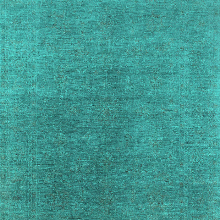 Oriental Turquoise Industrial Rug, urb2407turq