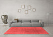 Industrial Red Washable Rugs