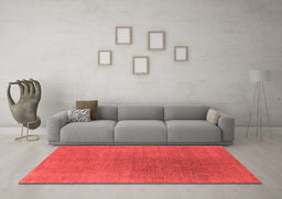 Industrial Red Washable Rugs