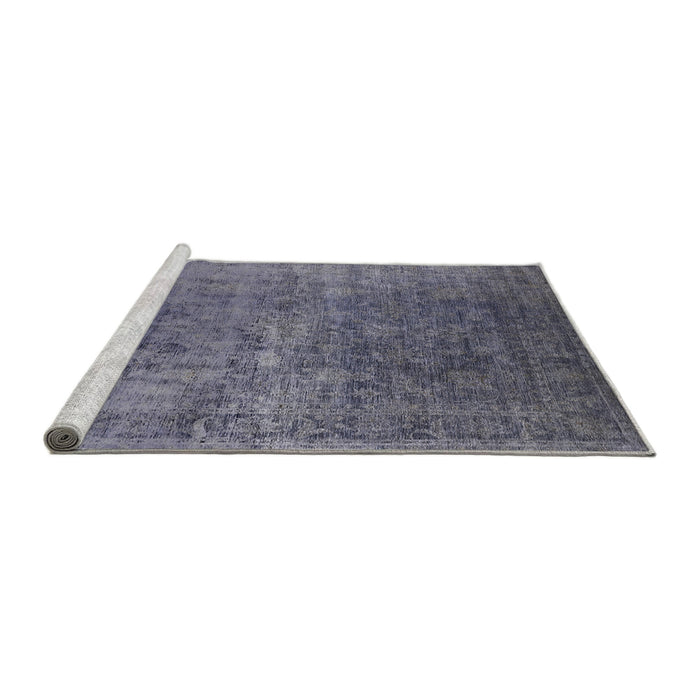 Sideview of Machine Washable Industrial Modern Grape Purple Rug, wshurb2408