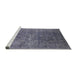 Sideview of Machine Washable Industrial Modern Grape Purple Rug, wshurb2408