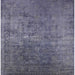 Square Mid-Century Modern Purple Oriental Rug, urb2408