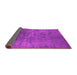 Sideview of Oriental Pink Industrial Rug, urb2408pnk