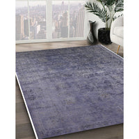 Mid-Century Modern Purple Oriental Rug, urb2408