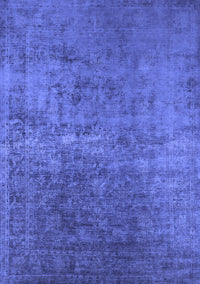 Oriental Blue Industrial Rug, urb2408blu