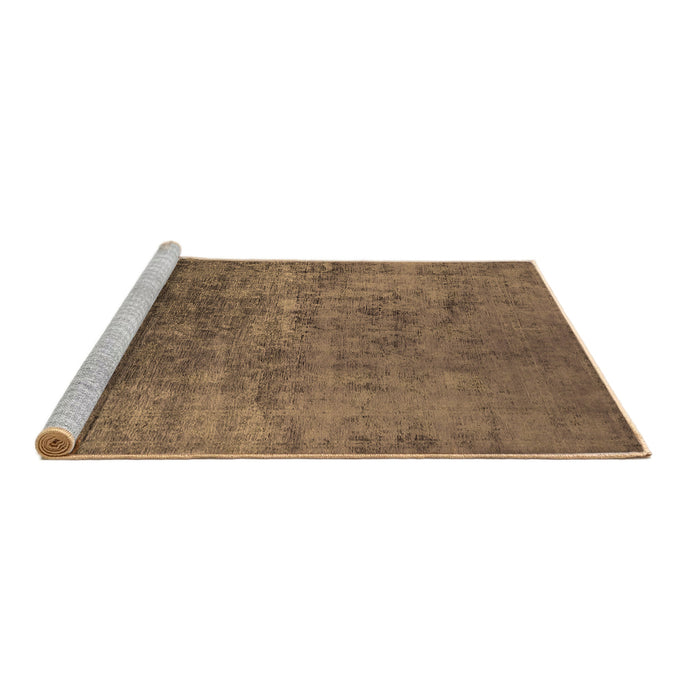 Sideview of Machine Washable Oriental Brown Industrial Rug, wshurb2408brn