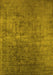 Oriental Yellow Industrial Rug, urb2408yw