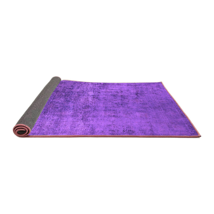 Sideview of Oriental Purple Industrial Rug, urb2408pur