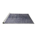 Sideview of Machine Washable Industrial Modern Grape Purple Rug, wshurb2409