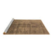 Sideview of Machine Washable Oriental Brown Industrial Rug, wshurb2409brn