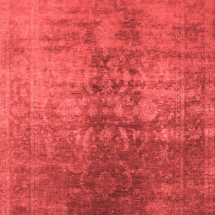 Machine Washable Oriental Red Industrial Rug, wshurb2409red