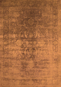 Oriental Orange Industrial Rug, urb2409org