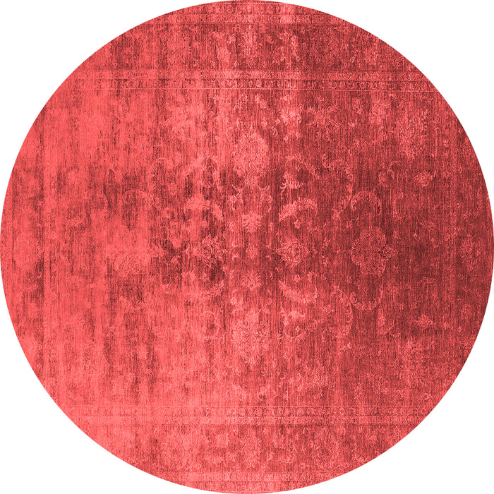 Machine Washable Oriental Red Industrial Rug, wshurb2409red