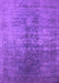 Machine Washable Oriental Purple Industrial Area Rugs, wshurb2409pur