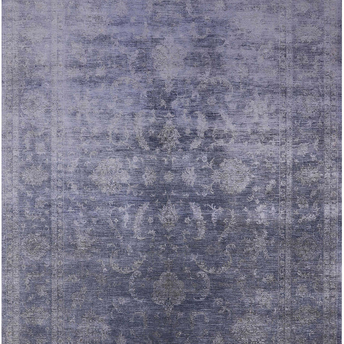 Mid-Century Modern Purple Oriental Rug, urb2409