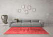 Industrial Red Washable Rugs