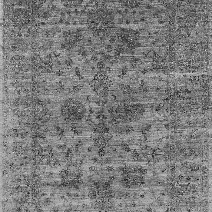 Machine Washable Oriental Gray Industrial Rug, wshurb2410gry