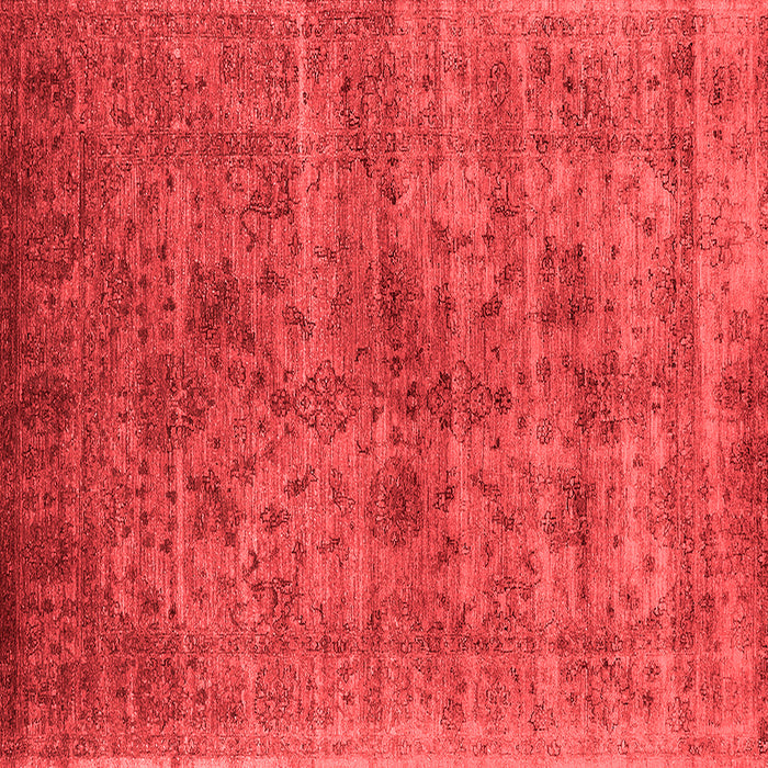 Machine Washable Oriental Red Industrial Rug, wshurb2410red