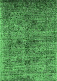 Oriental Emerald Green Industrial Rug, urb2410emgrn