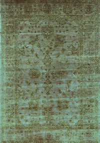 Oriental Turquoise Industrial Rug, urb2410turq