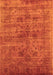 Oriental Orange Industrial Rug, urb2410org