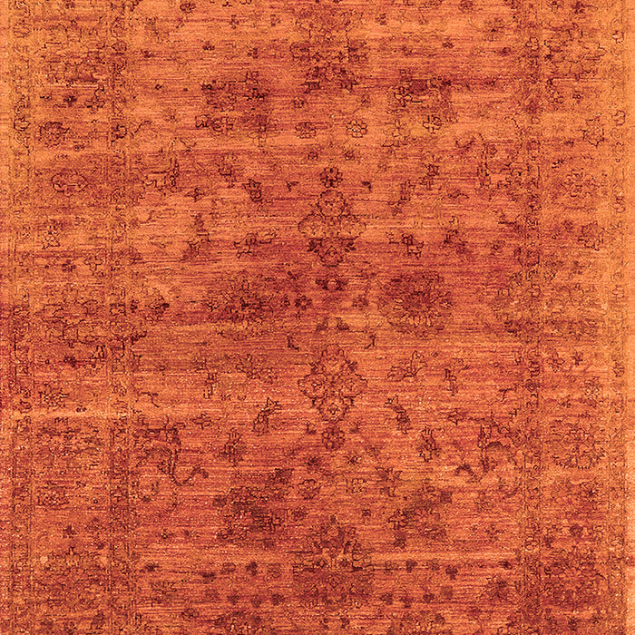 Oriental Orange Industrial Rug, urb2410org