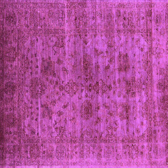 Square Oriental Purple Industrial Rug, urb2410pur
