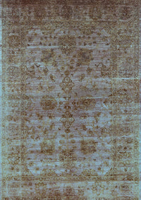 Oriental Light Blue Industrial Rug, urb2410lblu