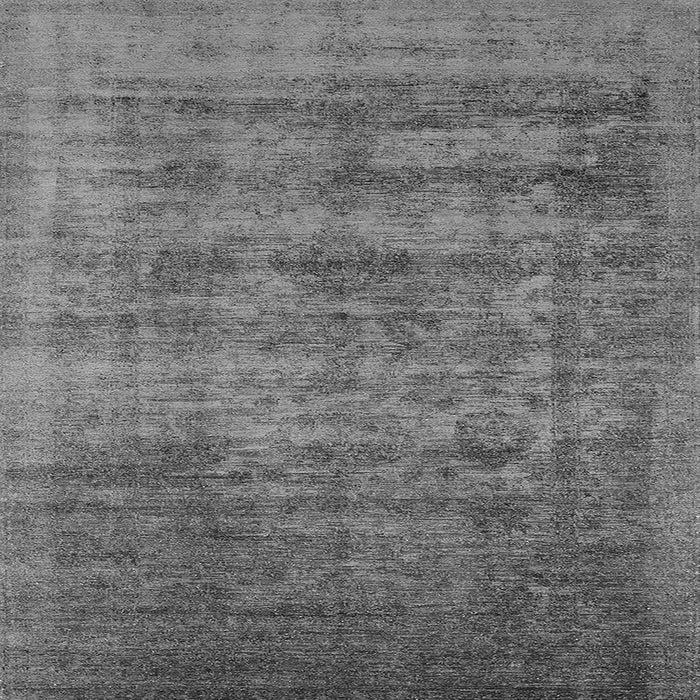 Square Oriental Gray Industrial Rug, urb2411gry
