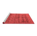 Industrial Red Washable Rugs