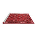 Industrial Red Washable Rugs