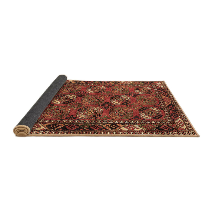 Sideview of Oriental Brown Industrial Rug, urb2412brn