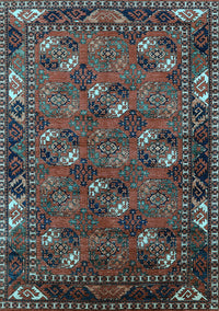 Oriental Light Blue Industrial Rug, urb2412lblu