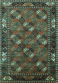 Oriental Turquoise Industrial Rug, urb2412turq