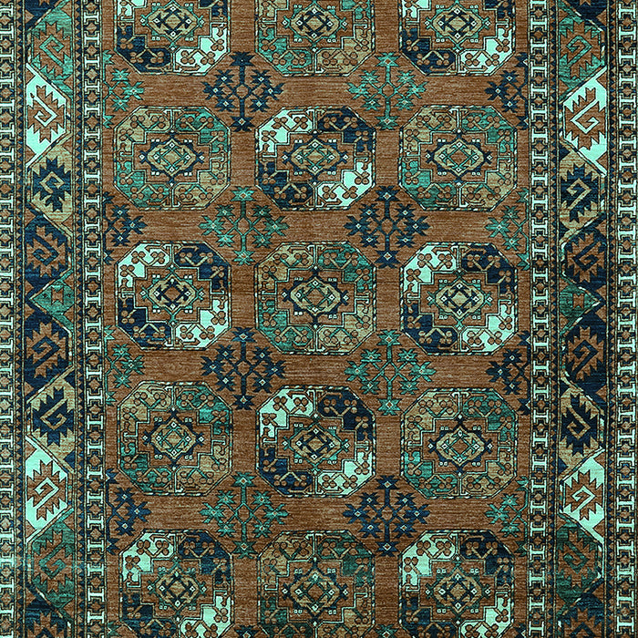 Oriental Turquoise Industrial Rug, urb2412turq