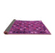 Sideview of Oriental Purple Industrial Rug, urb2412pur